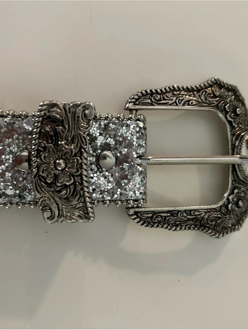 Sparkling Belt – Silver Belt Buckle